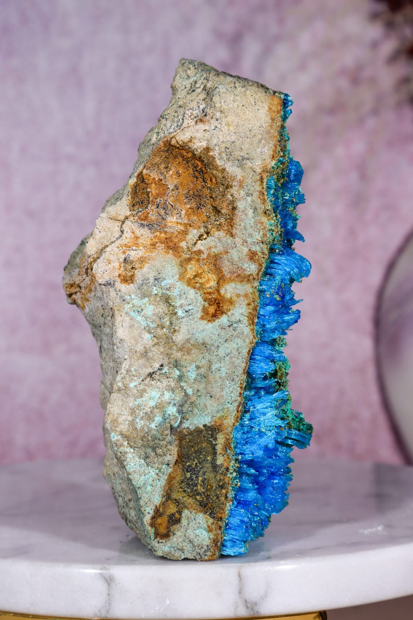 Chalcanthite Specimen | 108mm | Anthropogenic Minerals Tali & Loz Crystals