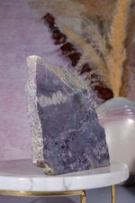 Charoite Self Standing Slice 10cm, Russia Slices Tali & Loz Crystals