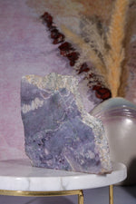 Charoite Self Standing Slice 10cm, Russia Slices Tali & Loz Crystals