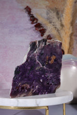 Charoite Self Standing Slice 10cm, Russia Slices Tali & Loz Crystals