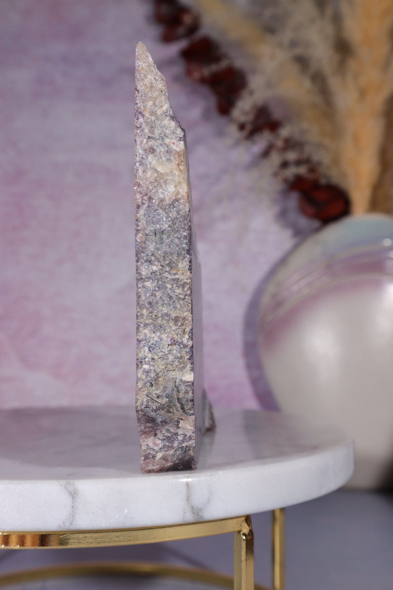 Charoite Self Standing Slice 9.5cm, Russia Slices Tali & Loz Crystals