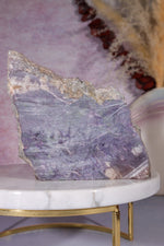 Charoite Self Standing Slice 9.5cm, Russia Slices Tali & Loz Crystals