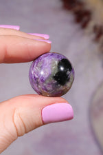 Charoite Spheres | 2cm | Russia Spheres Tali & Loz Crystals