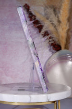 Charoite with Tinaksite and Aegirine Slice 14.5cm, Russia Slices Tali & Loz Crystals