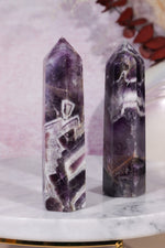 Chevron Amethyst Tower 9cm Towers Tali & Loz Crystals