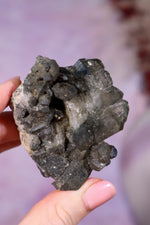 Chlorite in Quartz Cluster | 5.4 cm | Pakistan Quartz Tali & Loz Crystals