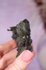 Chlorite in Quartz Cluster | 5.4 cm | Pakistan Quartz Tali & Loz Crystals