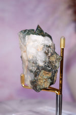 Chlorite in Quartz Phantom Cluster | 6.7 cm | Pakistan Quartz Tali & Loz Crystals
