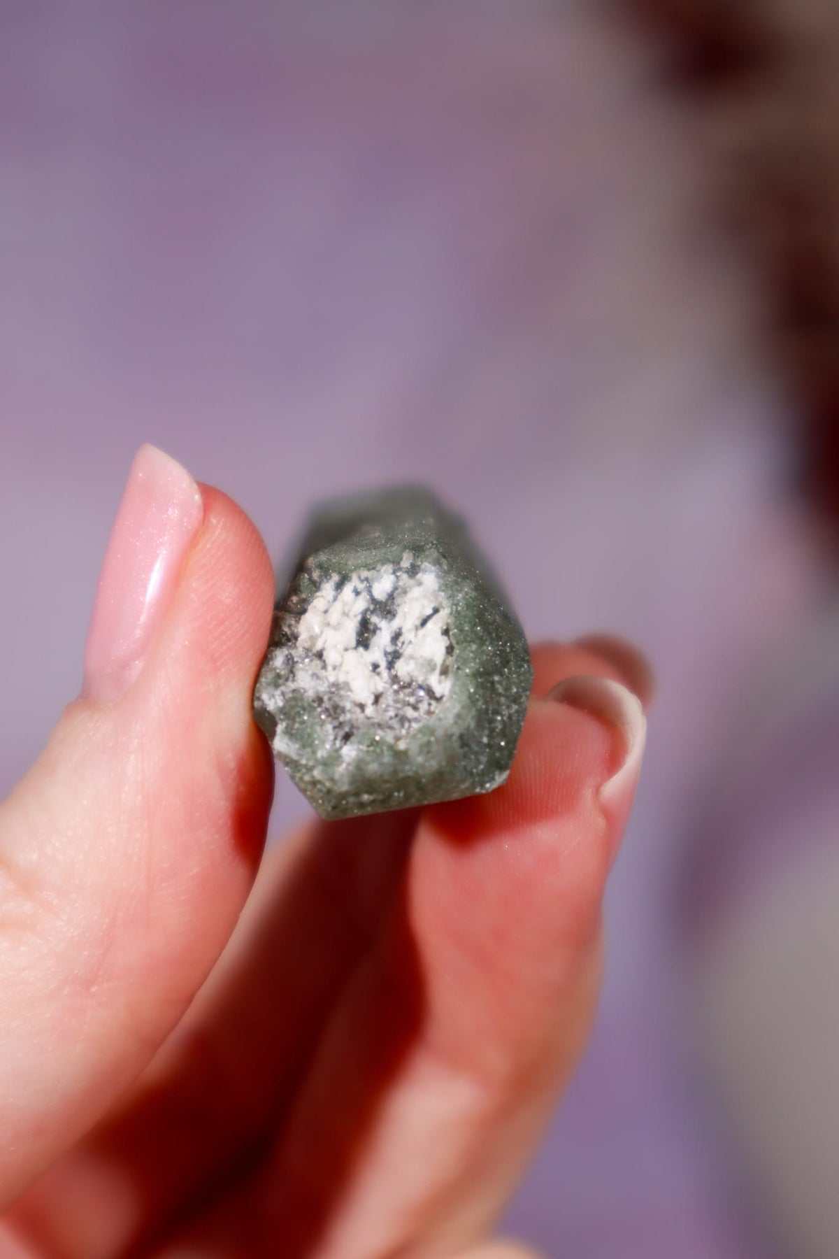 Chlorite in Quartz Point | 6.3 cm | Pakistan Quartz Tali & Loz Crystals