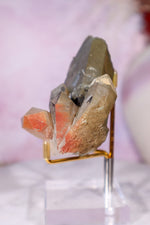 Chlorite in Quartz with Hematite Cluster | 8.4 cm | Pakistan Quartz Tali & Loz Crystals