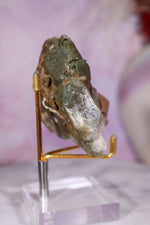 Chlorite in Quartz with Hematite Cluster | 8.4 cm | Pakistan Quartz Tali & Loz Crystals