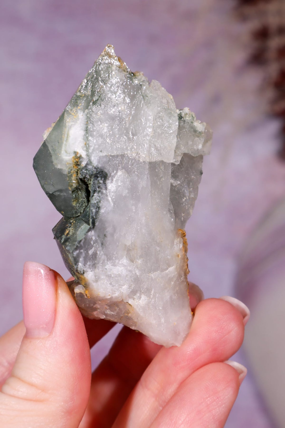 Chlorite Quartz Specimen | Pakistan Minerals Tali & Loz Crystals