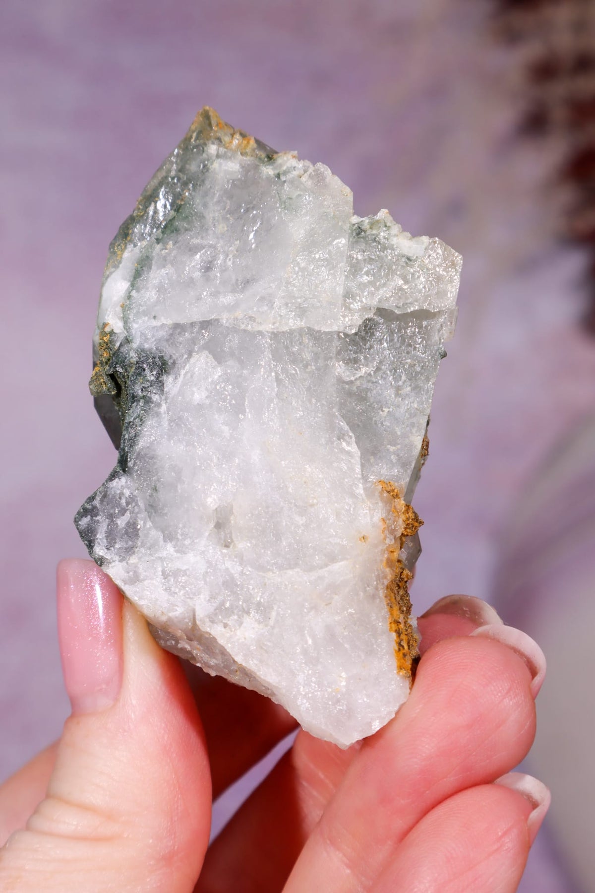 Chlorite Quartz Specimen | Pakistan Minerals Tali & Loz Crystals