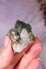 Chlorite Quartz Specimen | Pakistan Minerals Tali & Loz Crystals