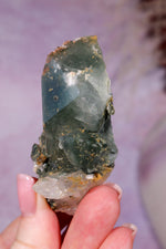 Chlorite Quartz Specimen | Pakistan Minerals Tali & Loz Crystals
