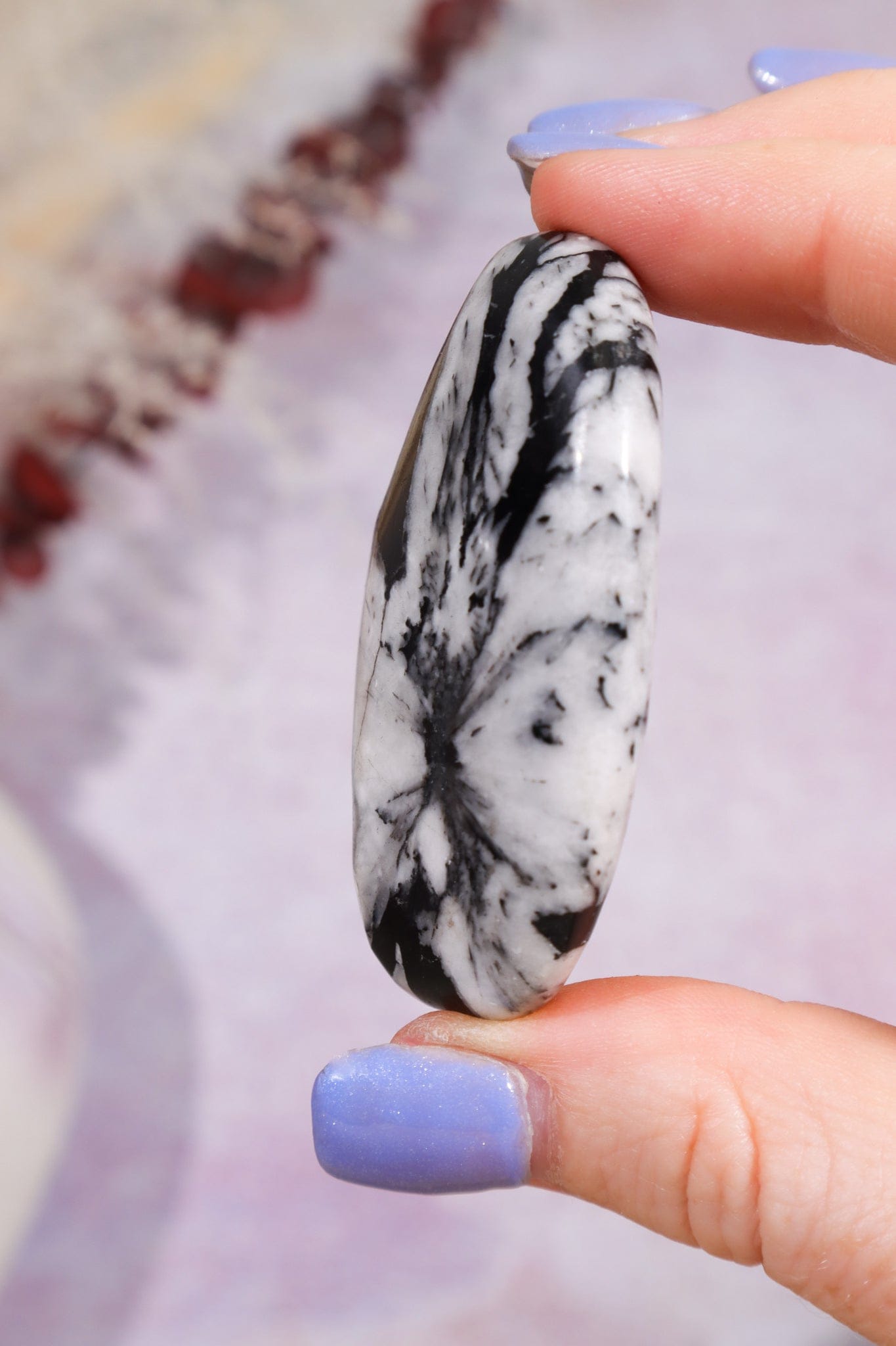 Chrysanthemum Palmstone 5.7cm Palm Stones Tali & Loz Crystals