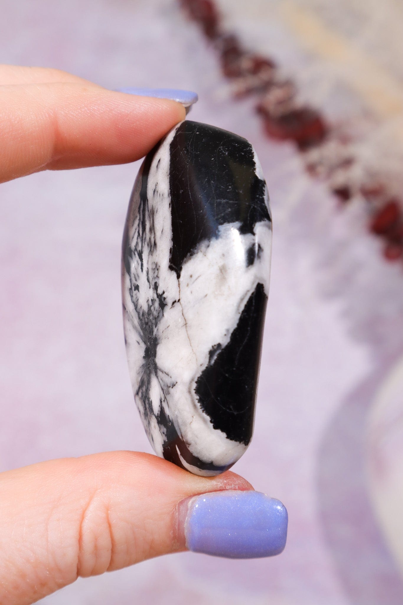 Chrysanthemum Palmstone 5.7cm Palm Stones Tali & Loz Crystals