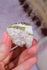 Chrysoberyl with Aquamarine & Quartz | 47.17g | Mozambique Minerals Tali & Loz Crystals