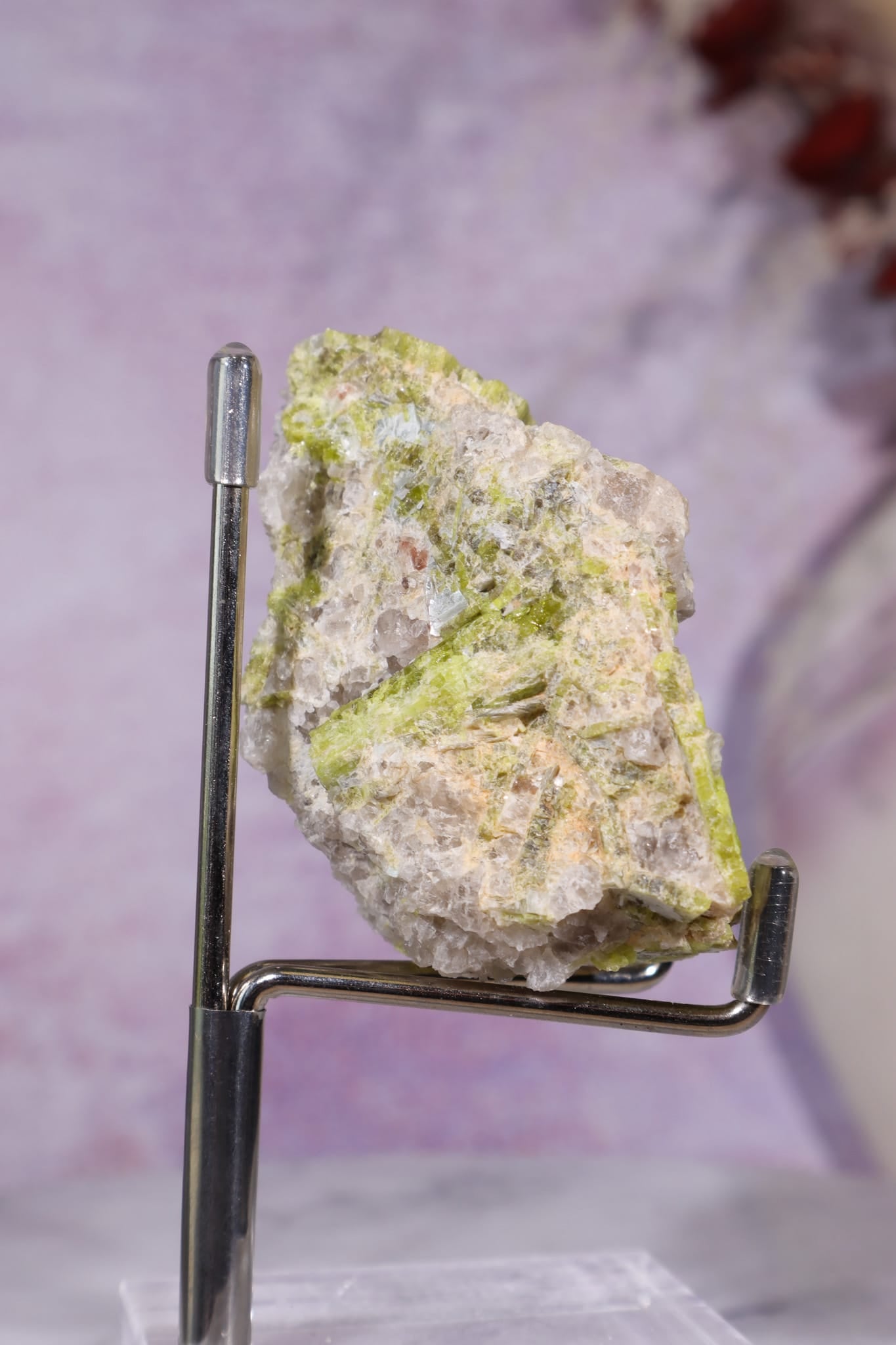 Chrysoberyl with Mica & Quartz | 113.9g | Mozambique Minerals Tali & Loz Crystals