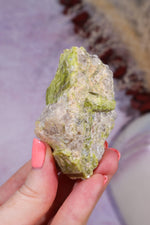 Chrysoberyl with Mica & Quartz | 113.9g | Mozambique Minerals Tali & Loz Crystals