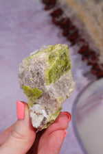 Chrysoberyl with Mica & Quartz | 113.9g | Mozambique Minerals Tali & Loz Crystals