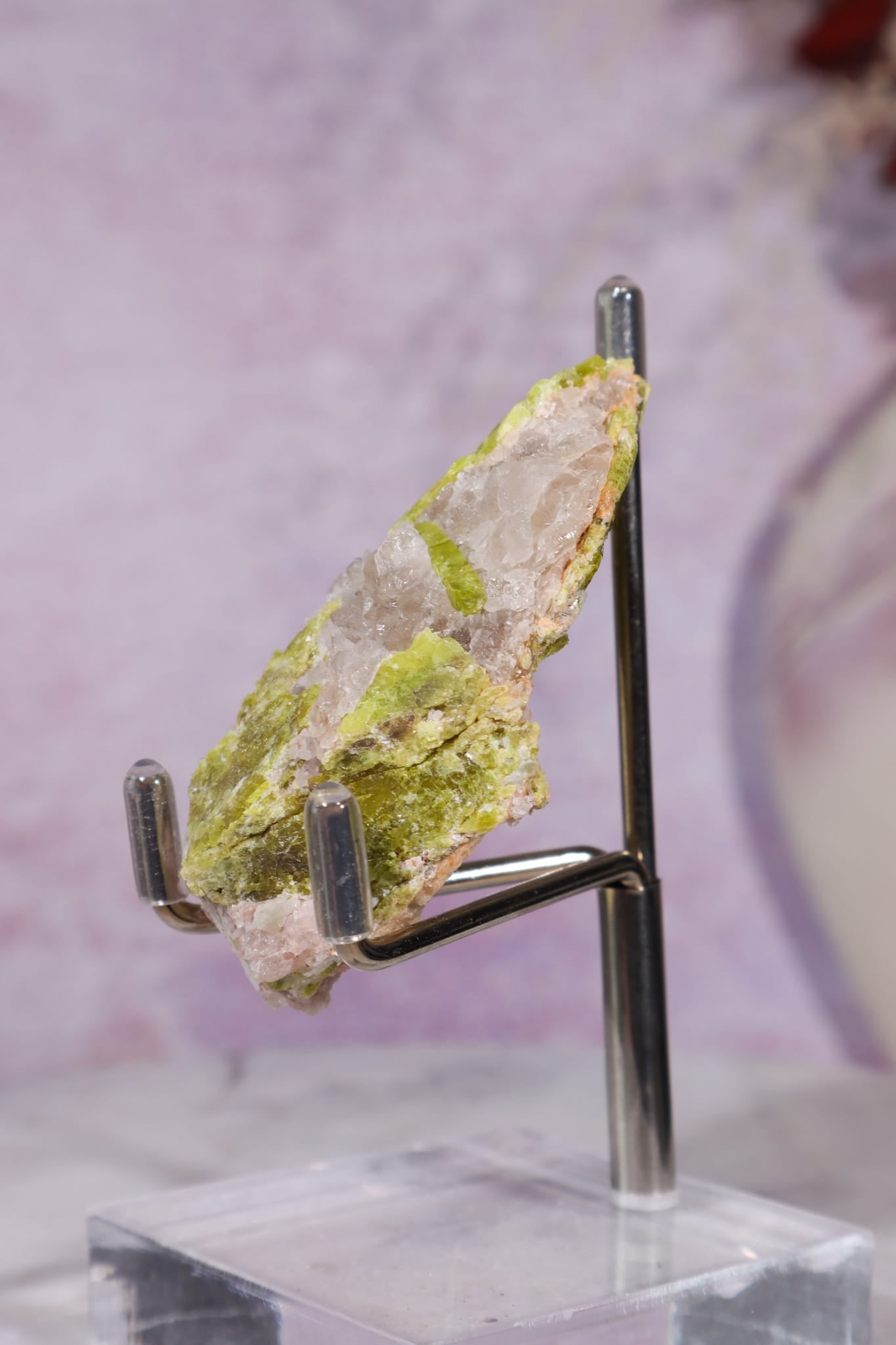 Chrysoberyl with Quartz & Mica | 46.46g | Mozambique Minerals Tali & Loz Crystals