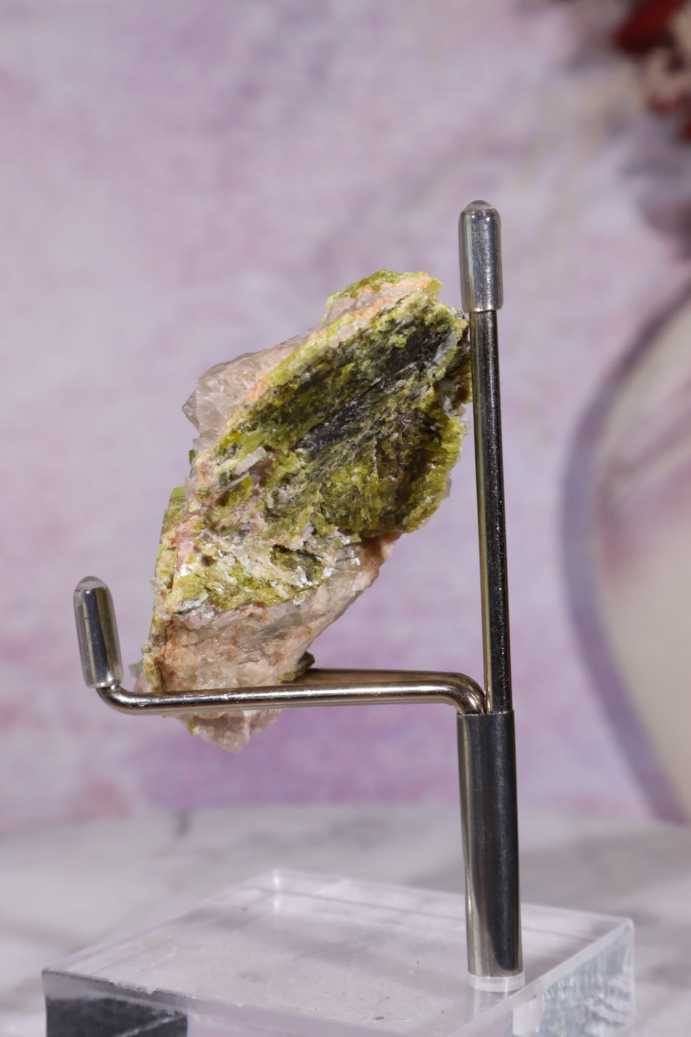 Chrysoberyl with Quartz & Mica | 46.46g | Mozambique Minerals Tali & Loz Crystals