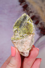 Chrysoberyl with Quartz & Mica | 46.46g | Mozambique Minerals Tali & Loz Crystals