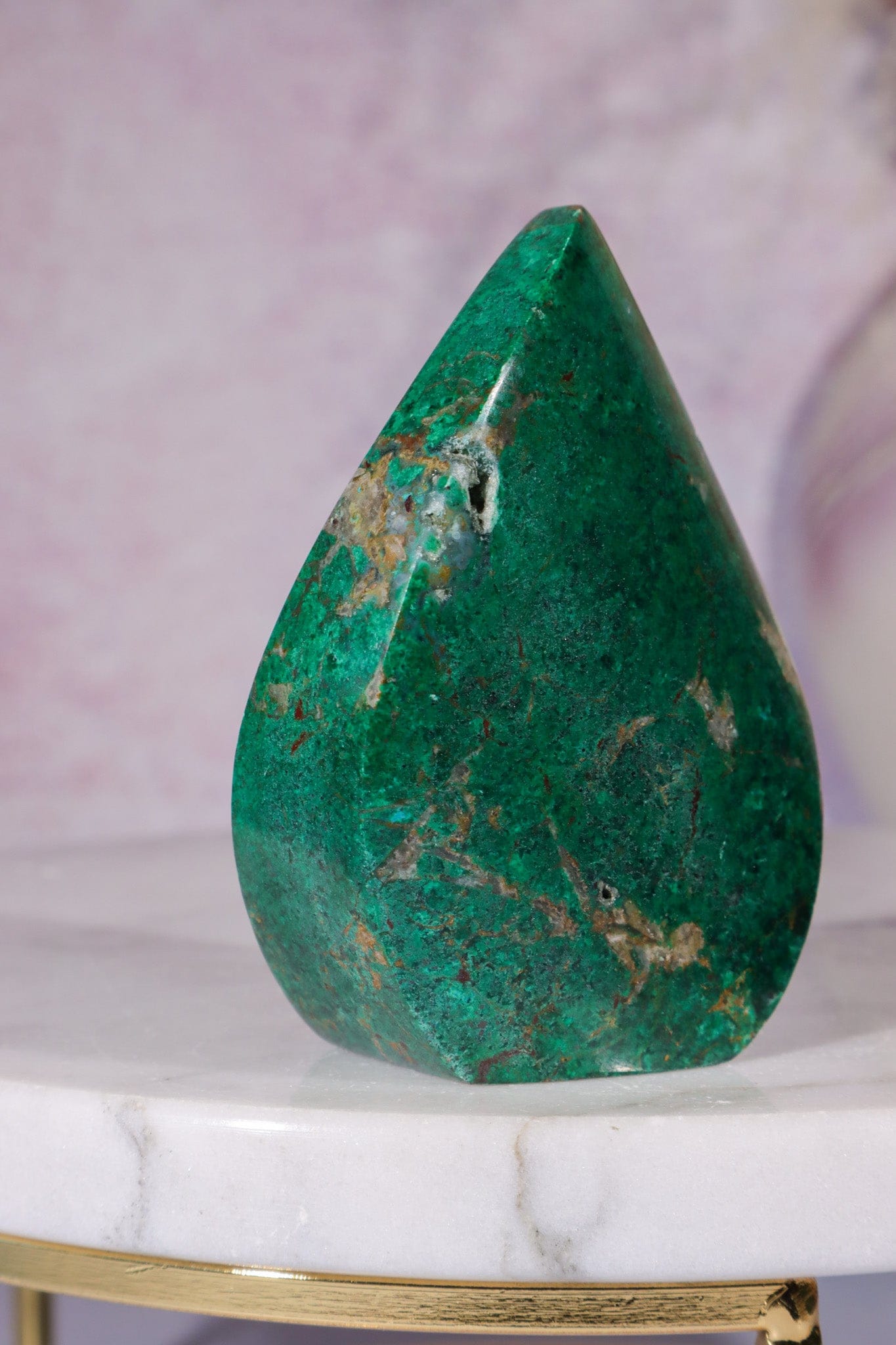 Chrysocolla Flame 6.2cm, Peru Flames Tali & Loz Crystals