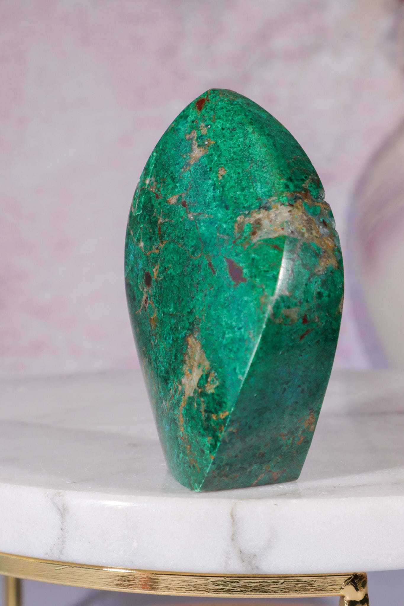 Chrysocolla Flame 6.2cm, Peru Flames Tali & Loz Crystals