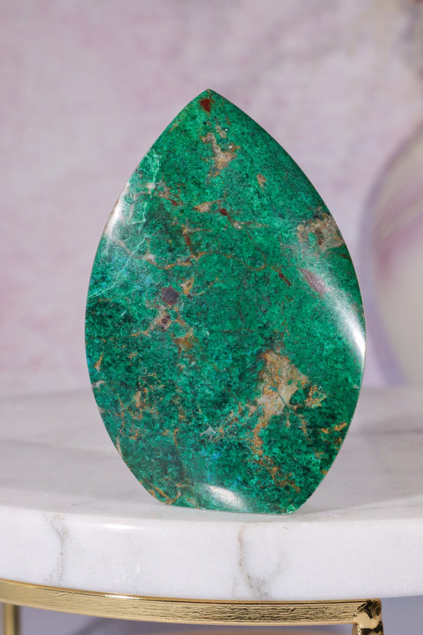 Chrysocolla Flame 6.2cm, Peru Flames Tali & Loz Crystals