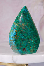 Chrysocolla Flame 6.9cm, Peru Flames Tali & Loz Crystals