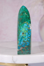 Chrysocolla Flame 6.9cm, Peru Flames Tali & Loz Crystals