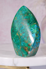 Chrysocolla Flame 6.9cm, Peru Flames Tali & Loz Crystals