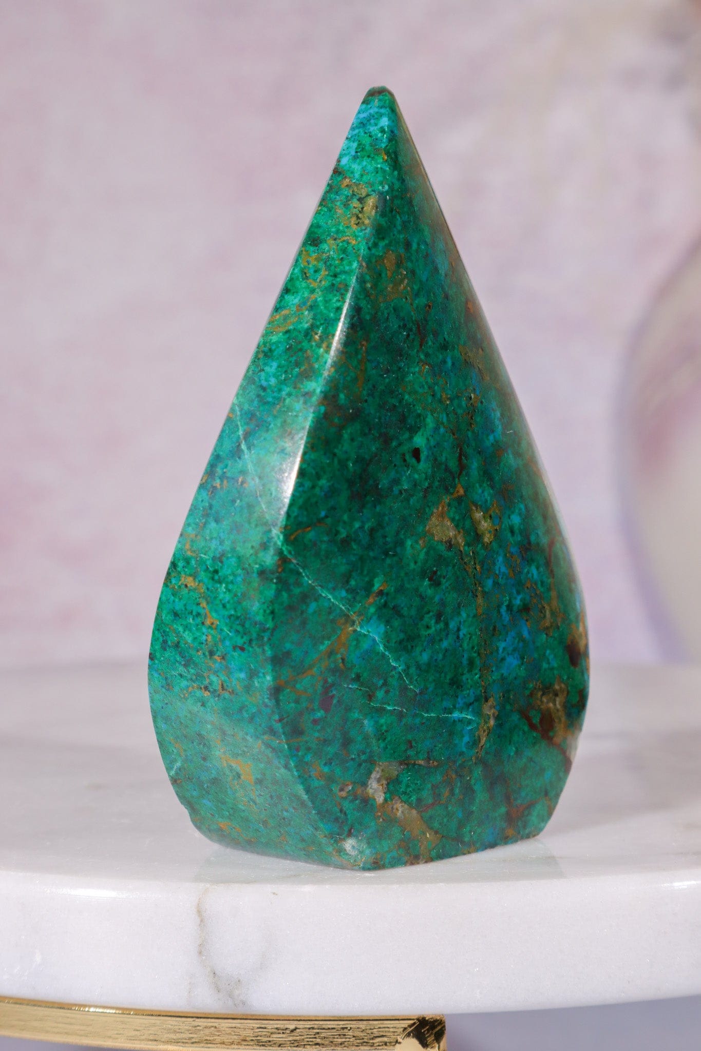 Chrysocolla Flame 6.9cm, Peru Flames Tali & Loz Crystals