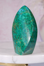 Chrysocolla Flame 6.9cm, Peru Flames Tali & Loz Crystals