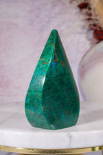 Chrysocolla Flame 7.2cm, Peru Flames Tali & Loz Crystals