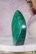 Chrysocolla Flame 7.2cm, Peru Flames Tali & Loz Crystals