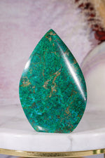 Chrysocolla Flame 7.2cm, Peru Flames Tali & Loz Crystals