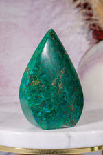 Chrysocolla Flame 7.2cm, Peru Flames Tali & Loz Crystals