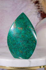Chrysocolla Flame 7.2cm, Peru Flames Tali & Loz Crystals