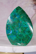 Chrysocolla Flame 7.5cm, Peru Flames Tali & Loz Crystals