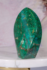 Chrysocolla Flame 7.5cm, Peru Flames Tali & Loz Crystals