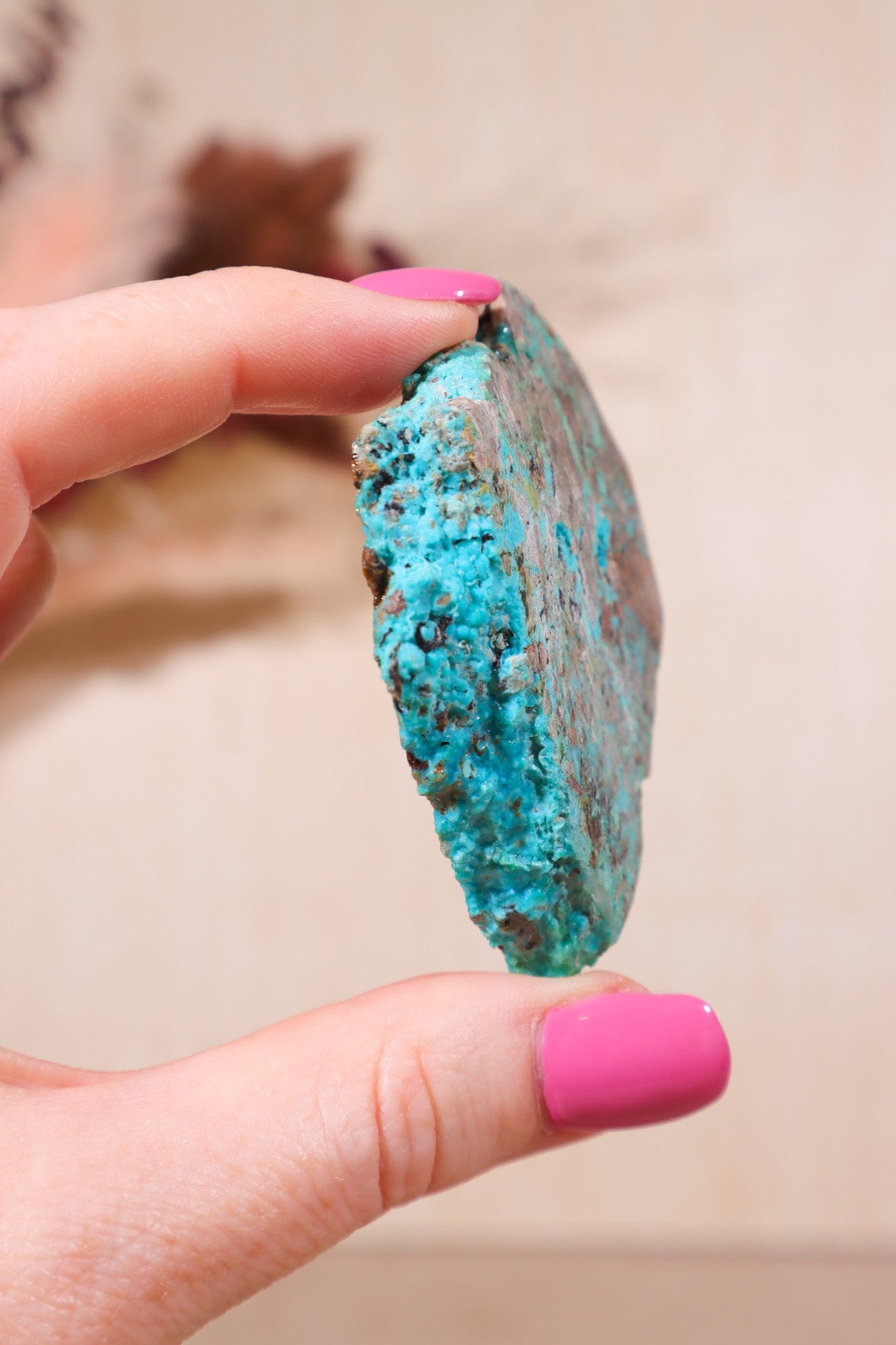 Chrysocolla Slice 38g - Tali & Loz Crystals