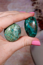 Chrysocolla Tumblestones | 28-36mm | Peru Tumblestones Tali & Loz Crystals
