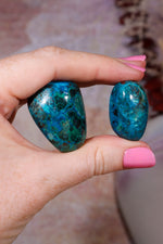Chrysocolla Tumblestones | 28-36mm | Peru Tumblestones Tali & Loz Crystals