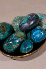 Chrysocolla Tumblestones | 28-36mm | Peru Tumblestones Tali & Loz Crystals