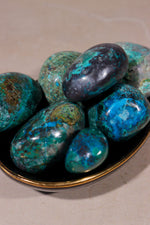 Chrysocolla Tumblestones | 28-36mm | Peru Tumblestones Tali & Loz Crystals
