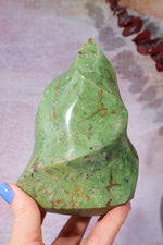 Chrysoprase Flame 0.7KG Flames Tali & Loz Crystals