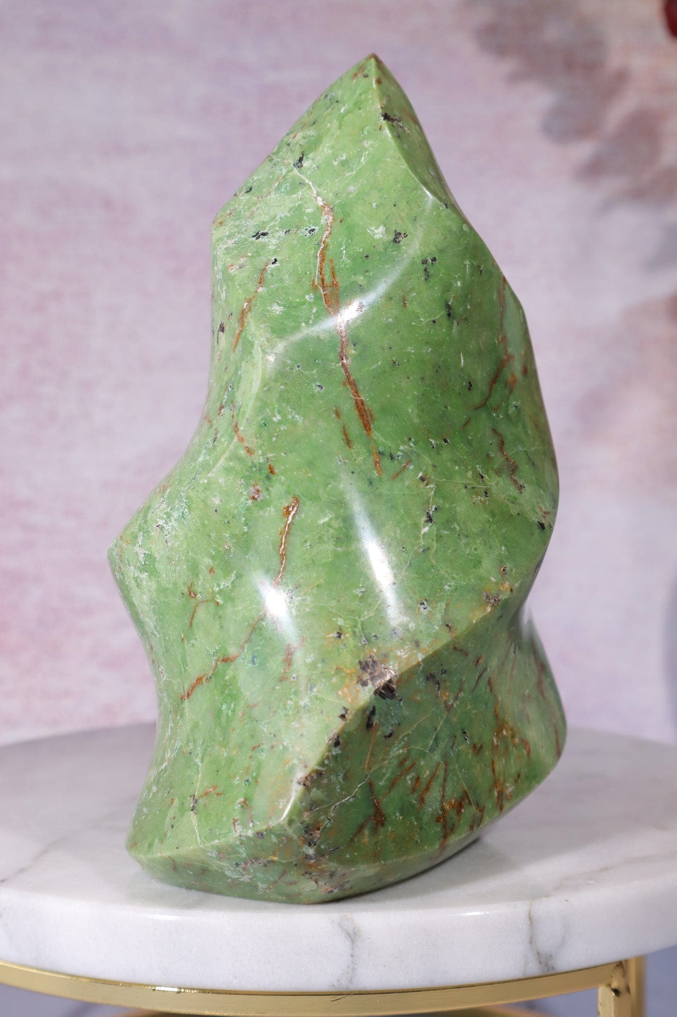 Chrysoprase Flame 0.7KG Flames Tali & Loz Crystals